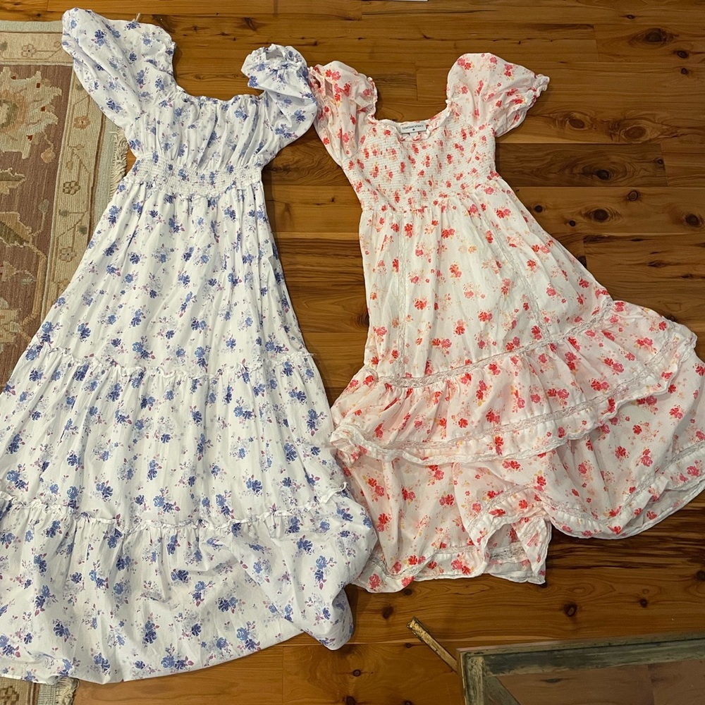 Lot of 2 LoveShackFancy Target Dresses XS